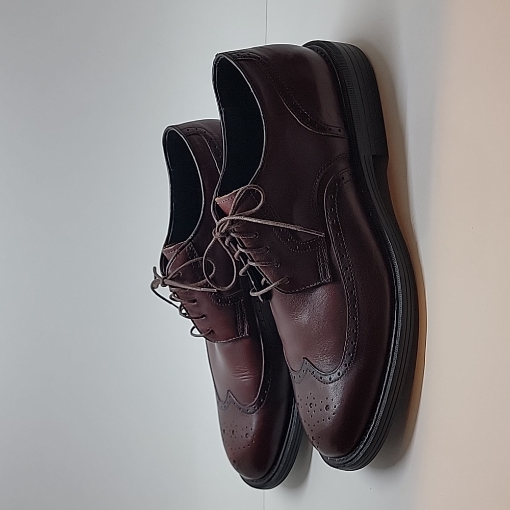 Detour Amsterdam Leather Wine Oxford Dress Shoes 12 M